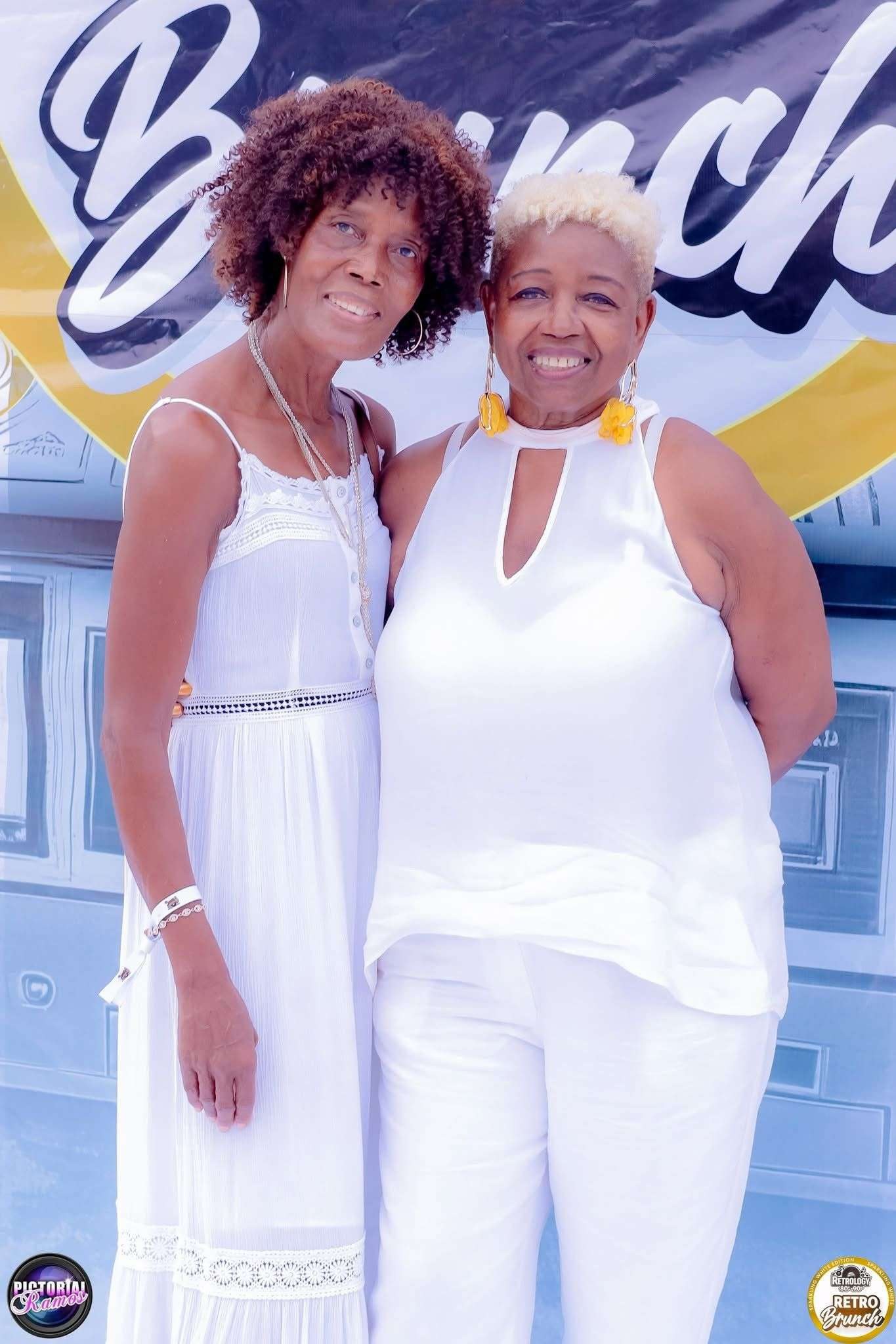 All-white group portrait